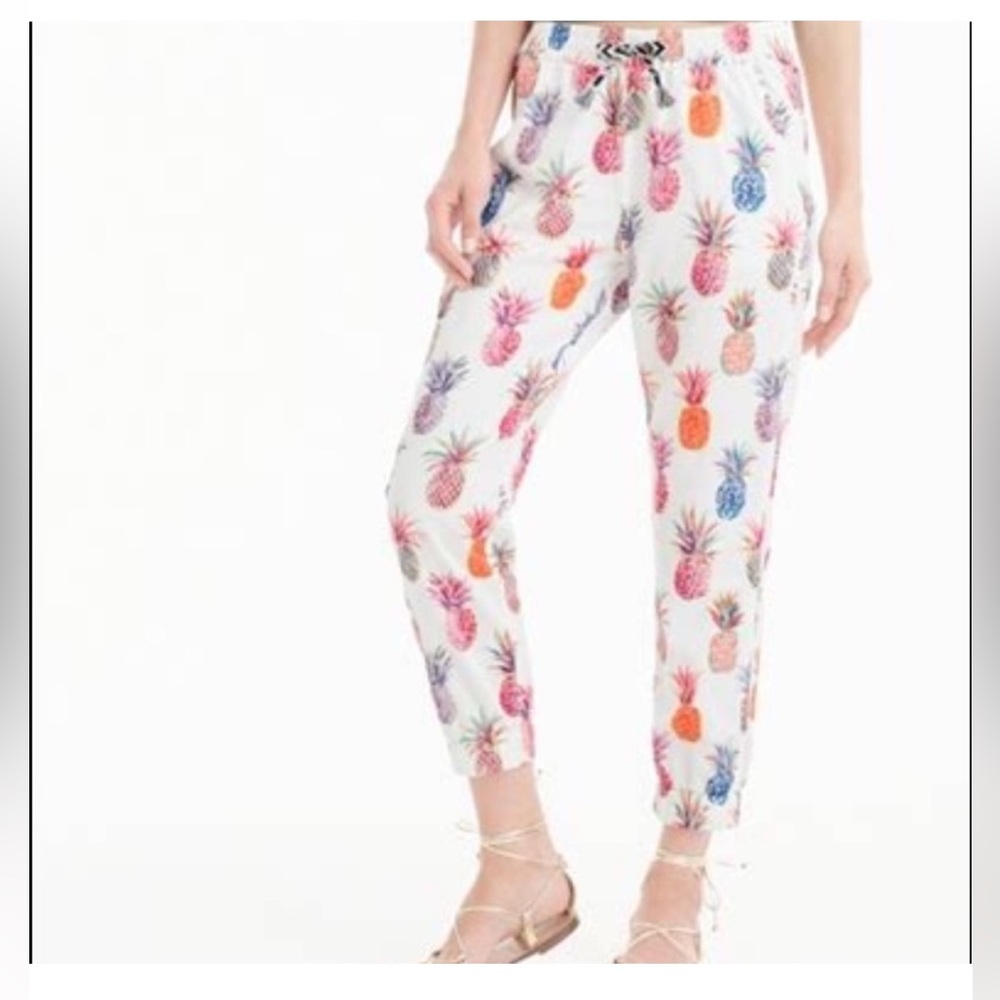 J. Crew Pineapple Joggers 00 EUC